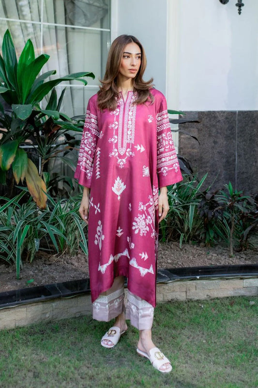 Pakistani Co-Ord Set - J6065_Red