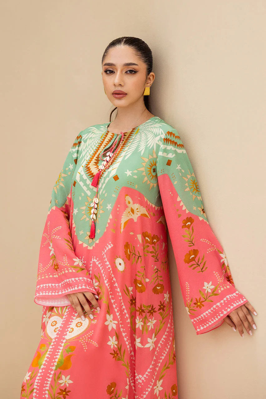 Kaftan Dress - J6092_Pink