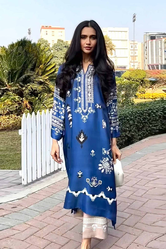 Pakistani Co-Ord Set - J6065_Blue