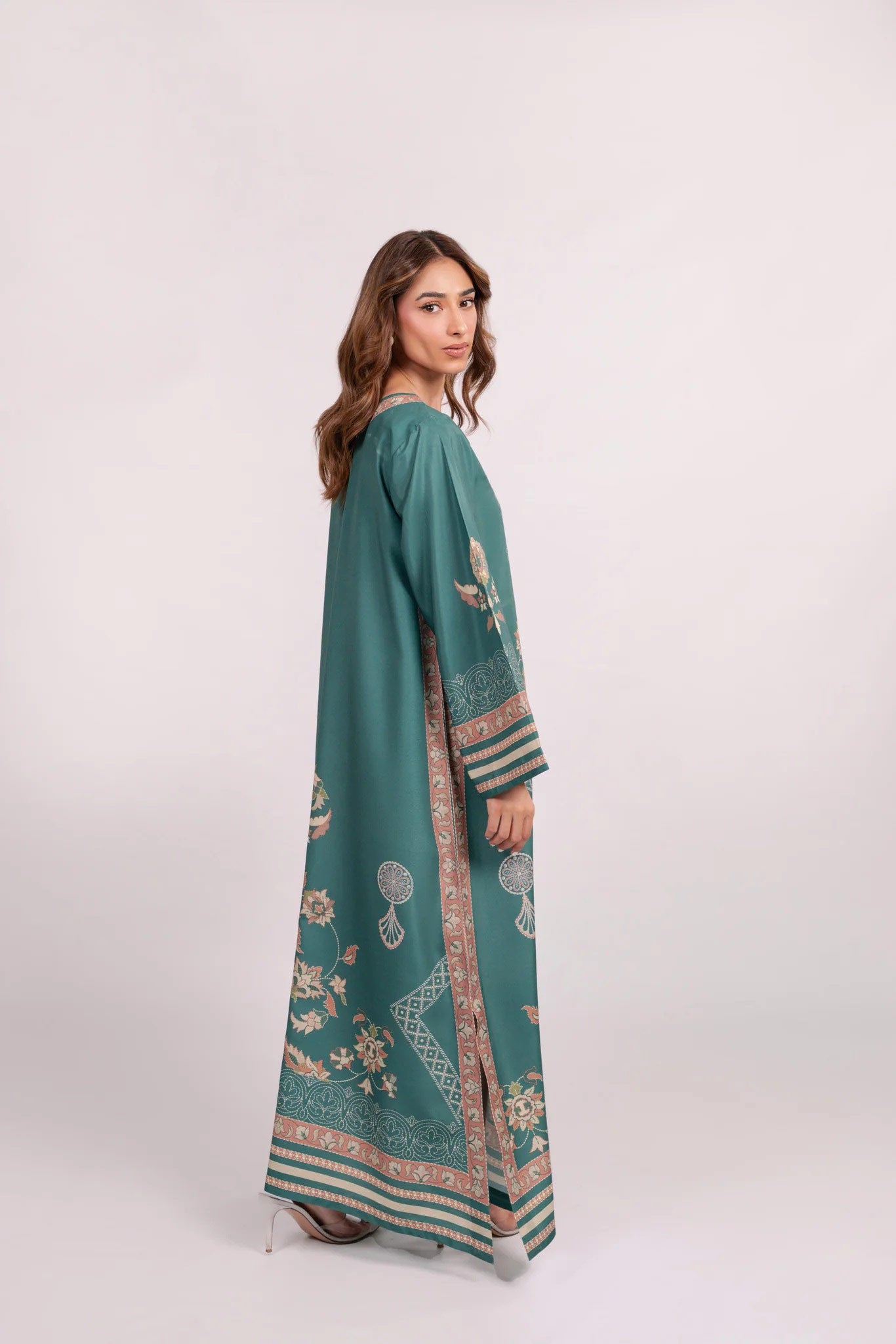 Kaftan Dress - J6093_Green