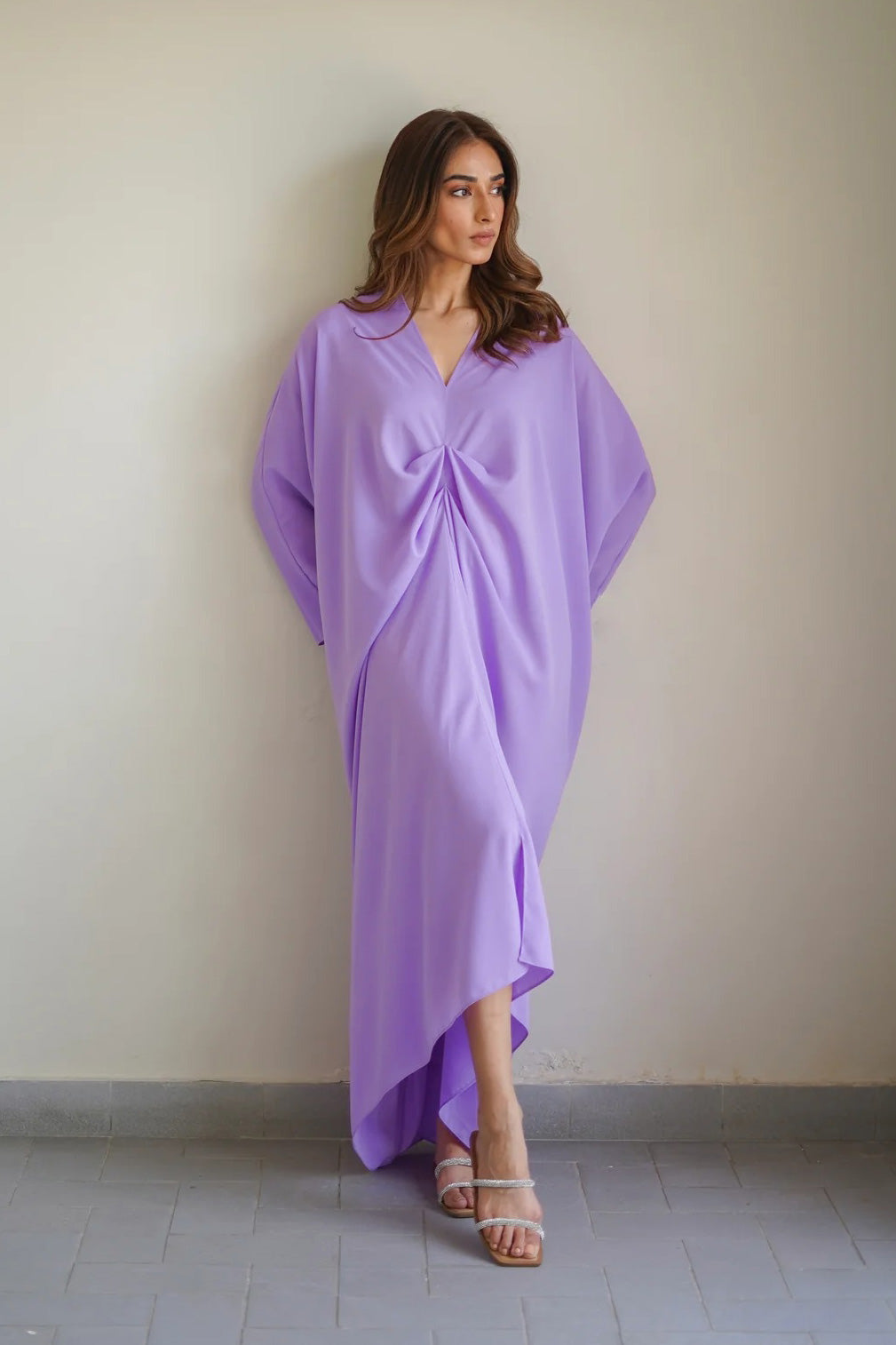 Kaftan Dress - J7081_Lavender