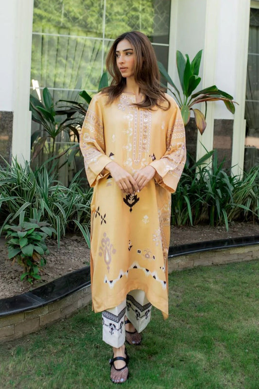Pakistani Co-Ord Set - J6065_Yellow