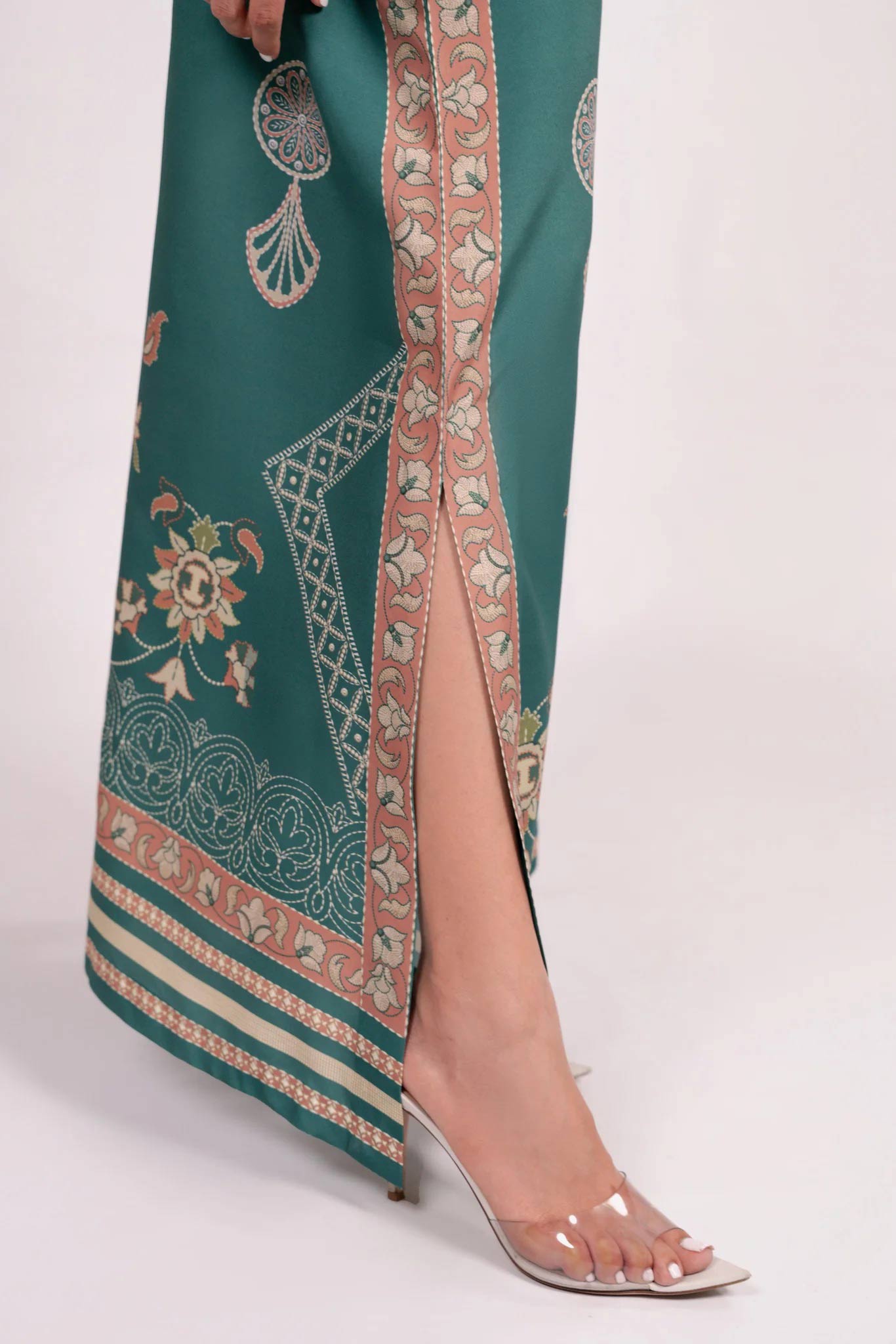 Kaftan Dress - J6093_Green
