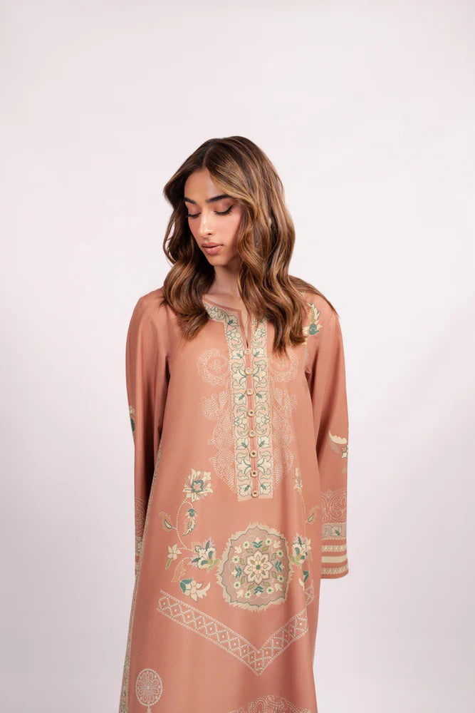 Kaftan Dress - J6093_Orange
