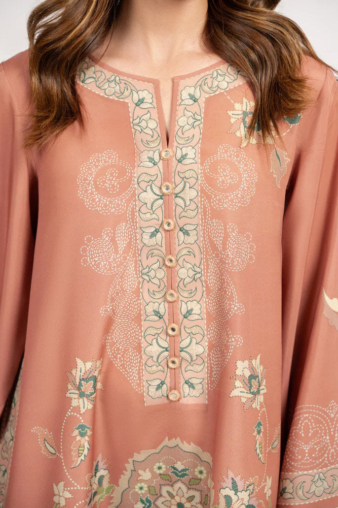 Kaftan Dress - J6093_Orange