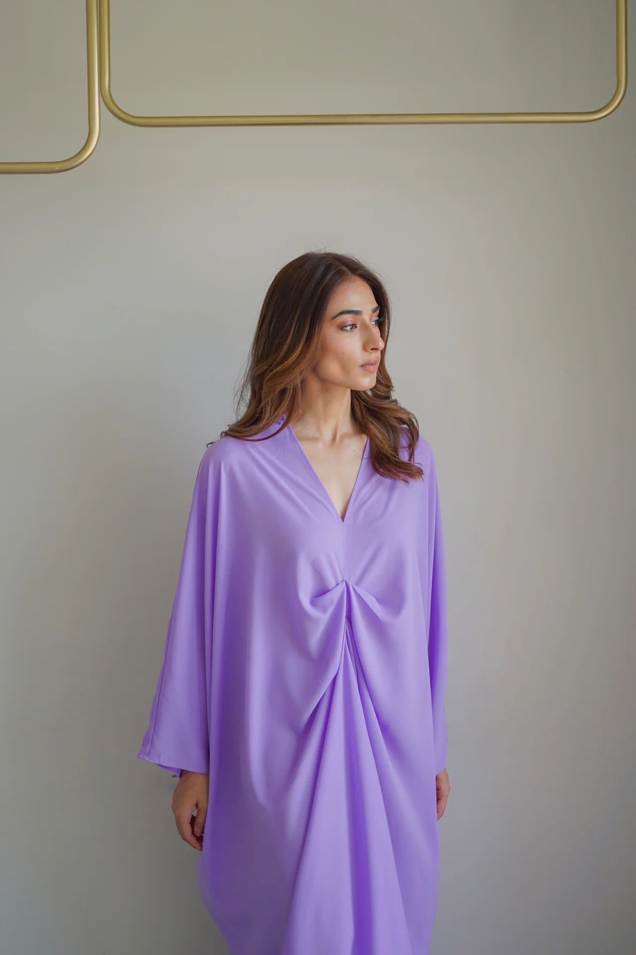Kaftan Dress - J7081_Lavender