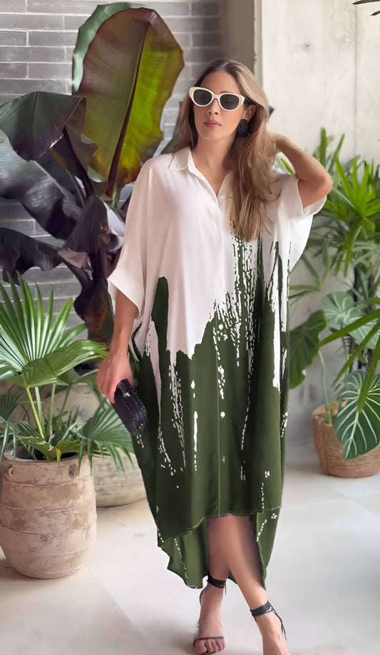 Shirt Dress - J6054_Olive