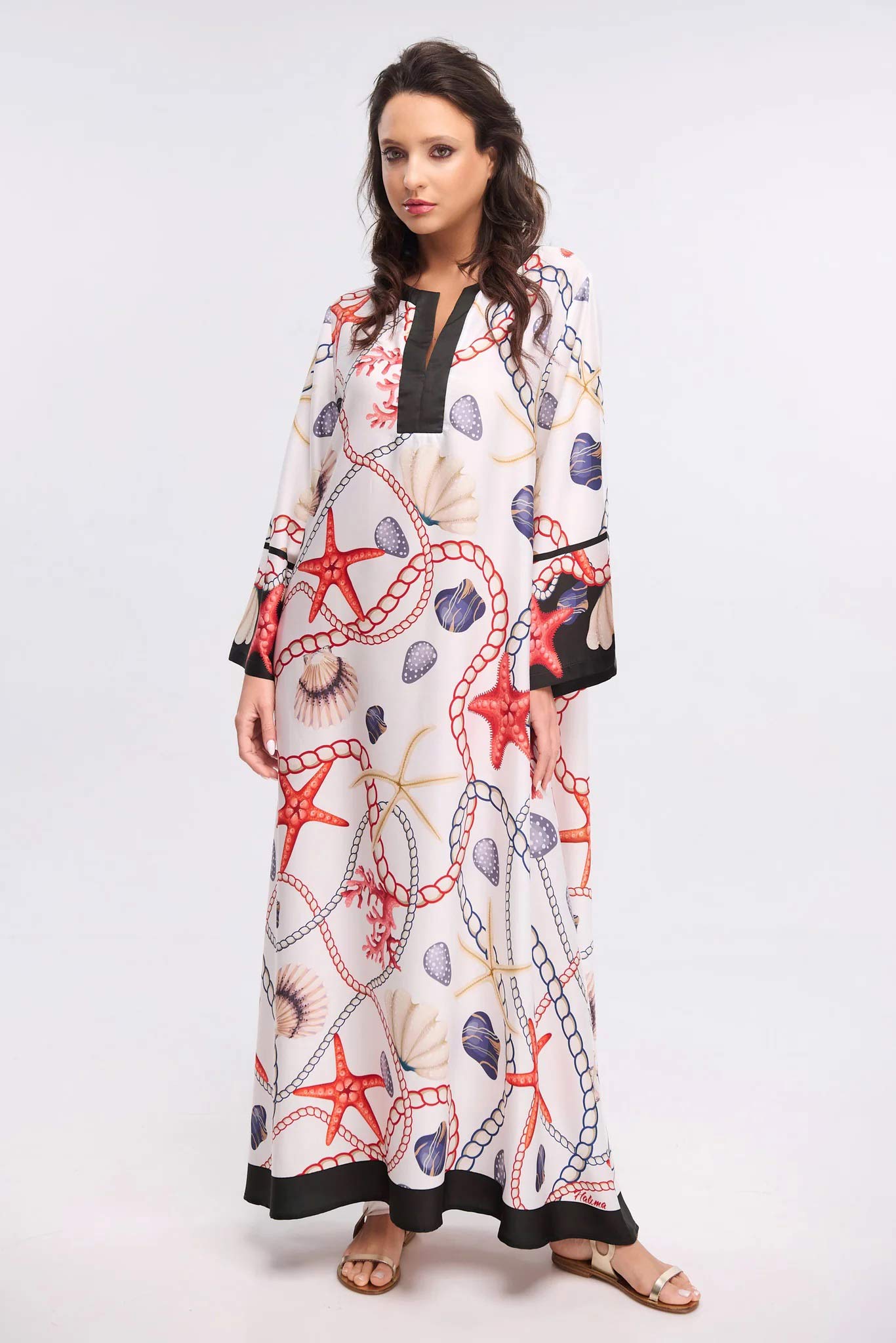 Stylish-Oceanic-Print-Kaftan-for-Casual-Wear-2