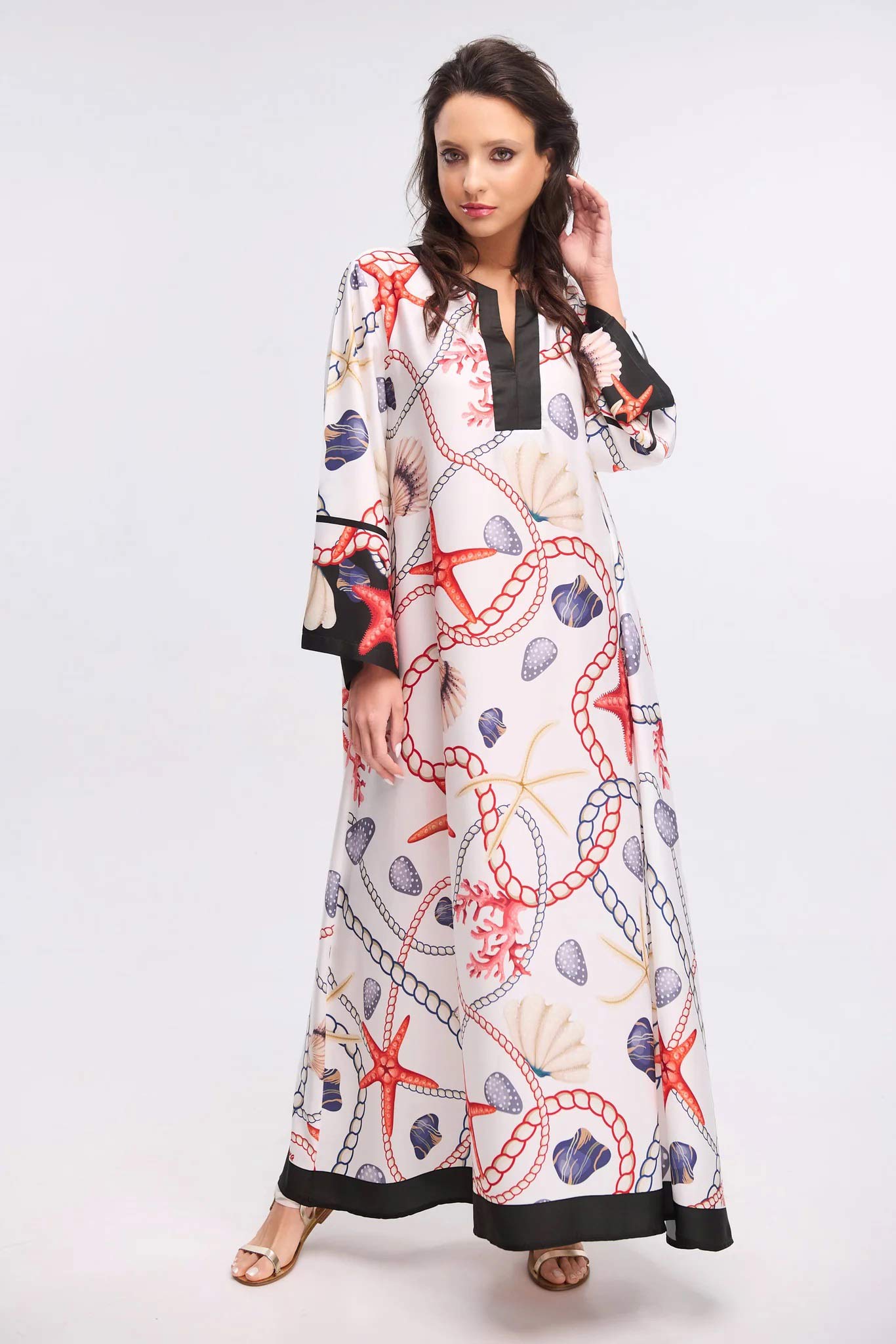 Stylish-Oceanic-Print-Kaftan-for-Casual-Wear-3