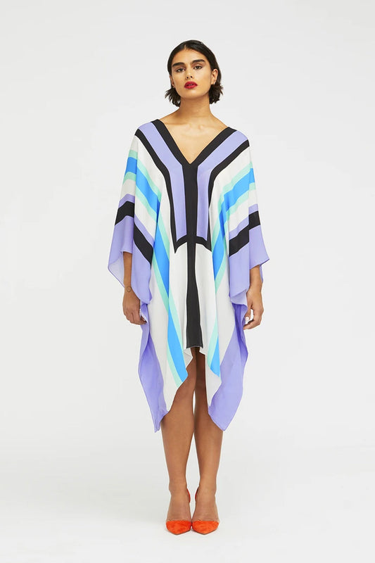 Womens V Neck Kaftan With Beautiful Colors