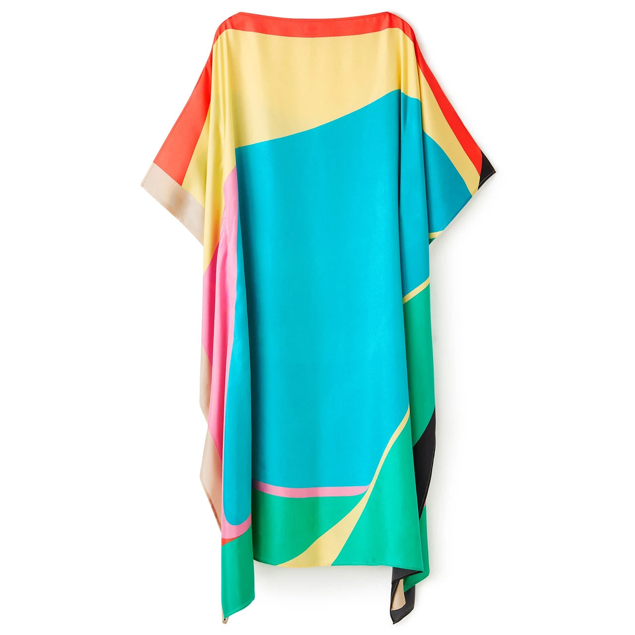 Womens Kaftan With Colorful Hue Print 