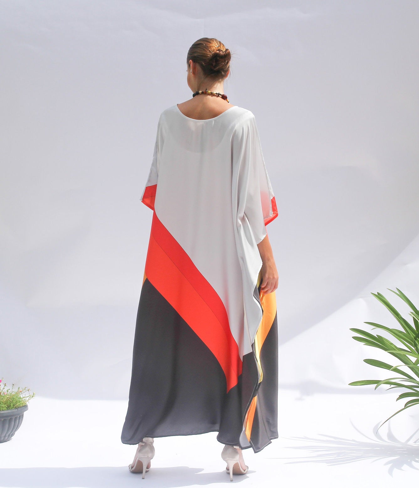 Satin Silk Kaftan With Premium Fabrics For Women