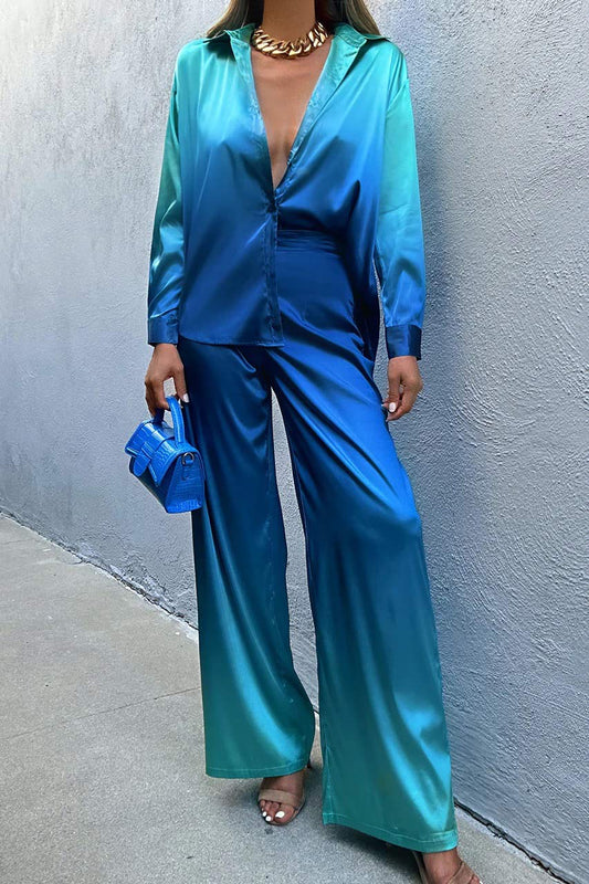 Women's Ombre Co-ord Set Worn By Celebrities